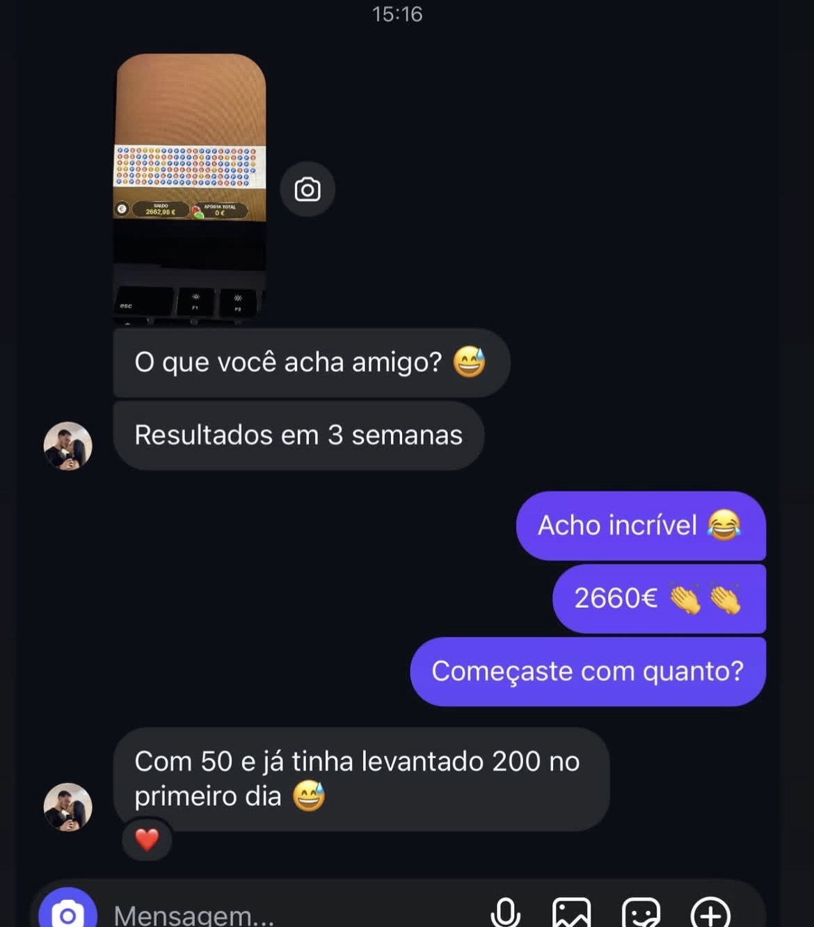Feedback de membro